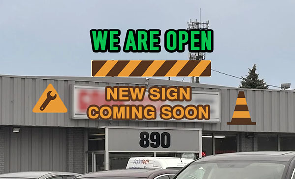 We are open